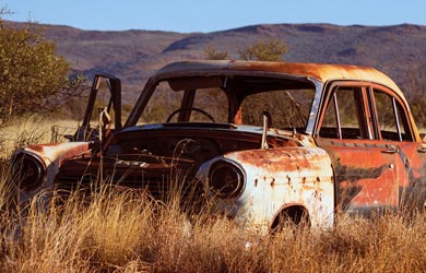 Old, vintage and junk vehicles