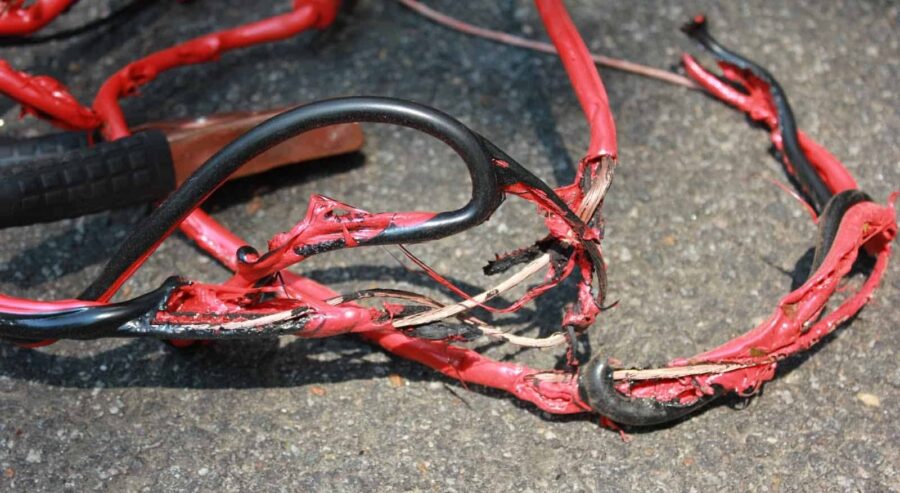 Damaged Jumper & Boost Cables