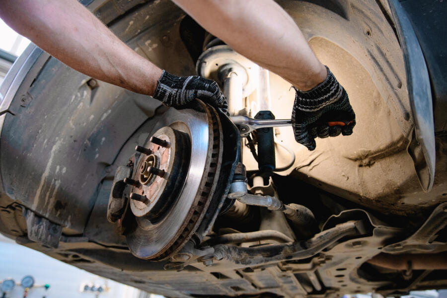 Brake Replacement on Car