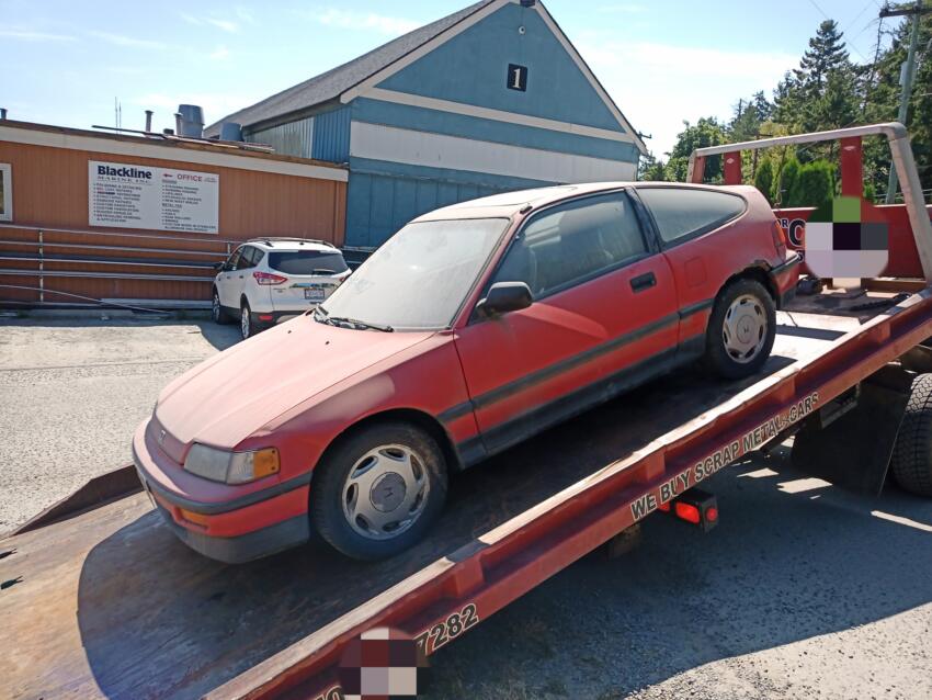 Scrap car removal in White Rock, BC